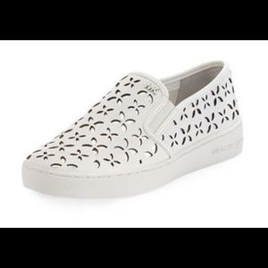NEW IN BOX Michael Kors, Keaton white slip on